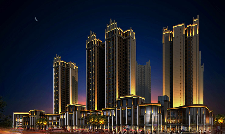 四川銘洋四海公司亮化工程大放異彩！